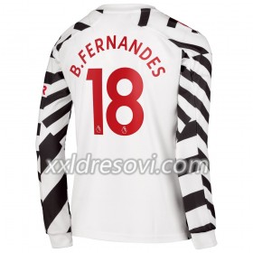 Manchester United Bruno Fernandes 18 Treći Nogometni Dres 2020-2021 Dugim Rukavima